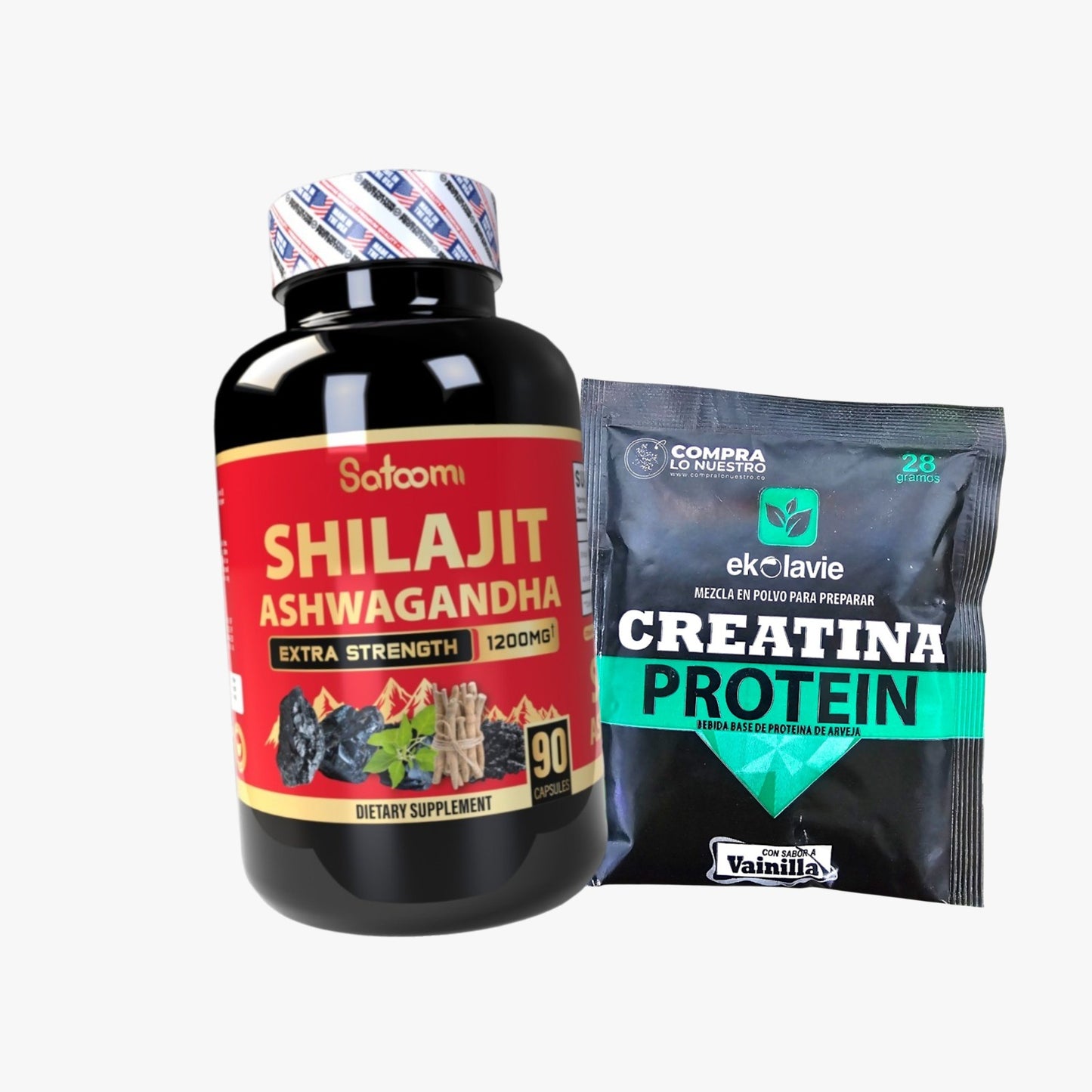 Shilajit de Ashwaganda y ProteinaCreatin